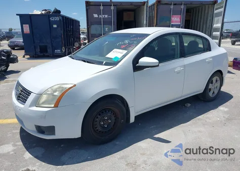 2007 Nissan Sentra 2.0S из США, поврежденный, VIN 3N1AB61E87L634135